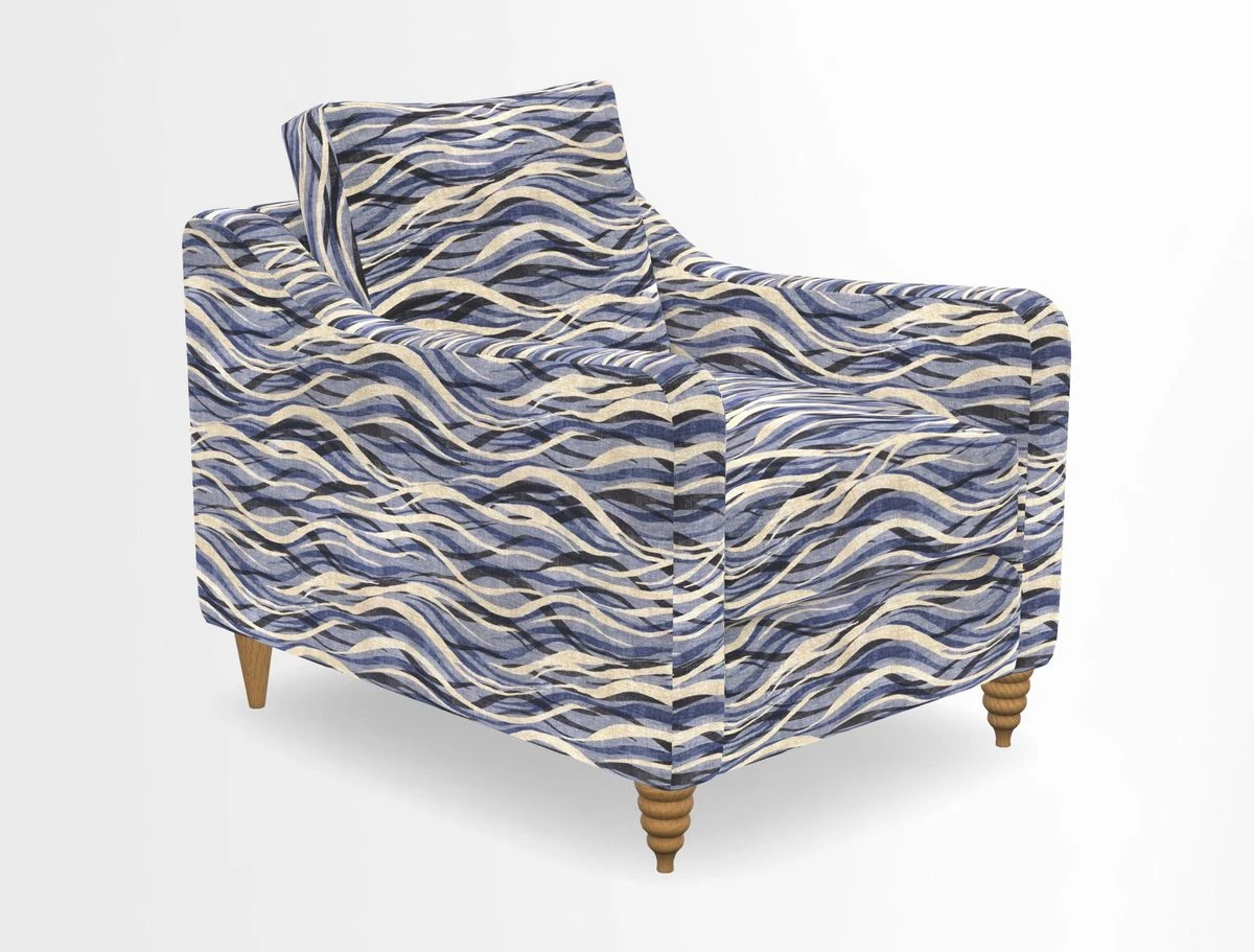 Rye Chair in Two Tone Plain Biscuit