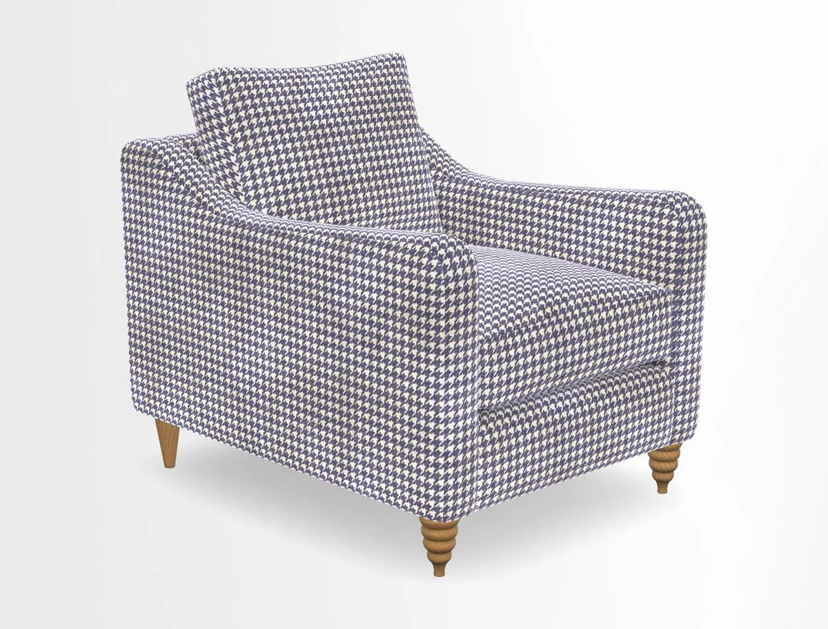 Rye Chair in Two Tone Plain Biscuit
