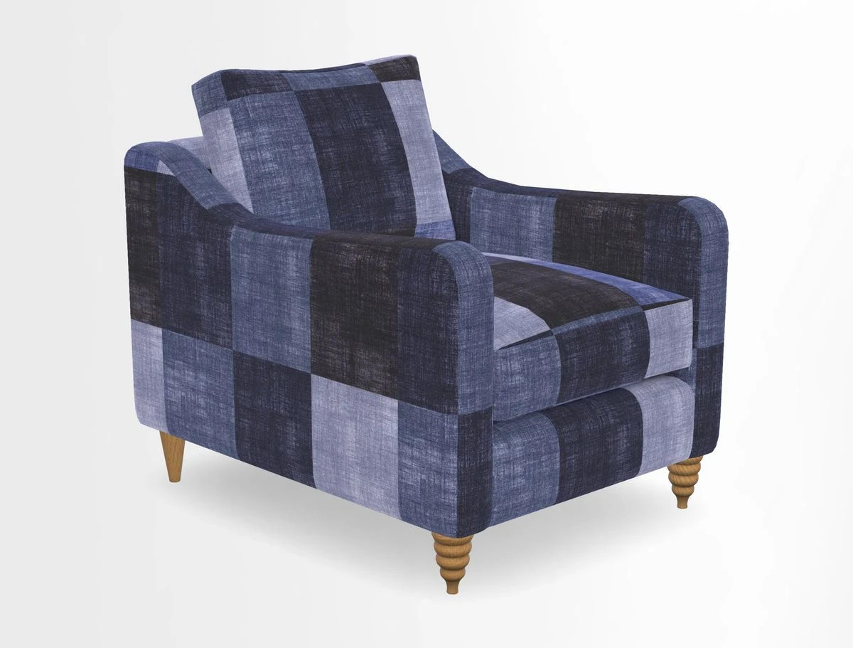 Rye Chair in Two Tone Plain Biscuit