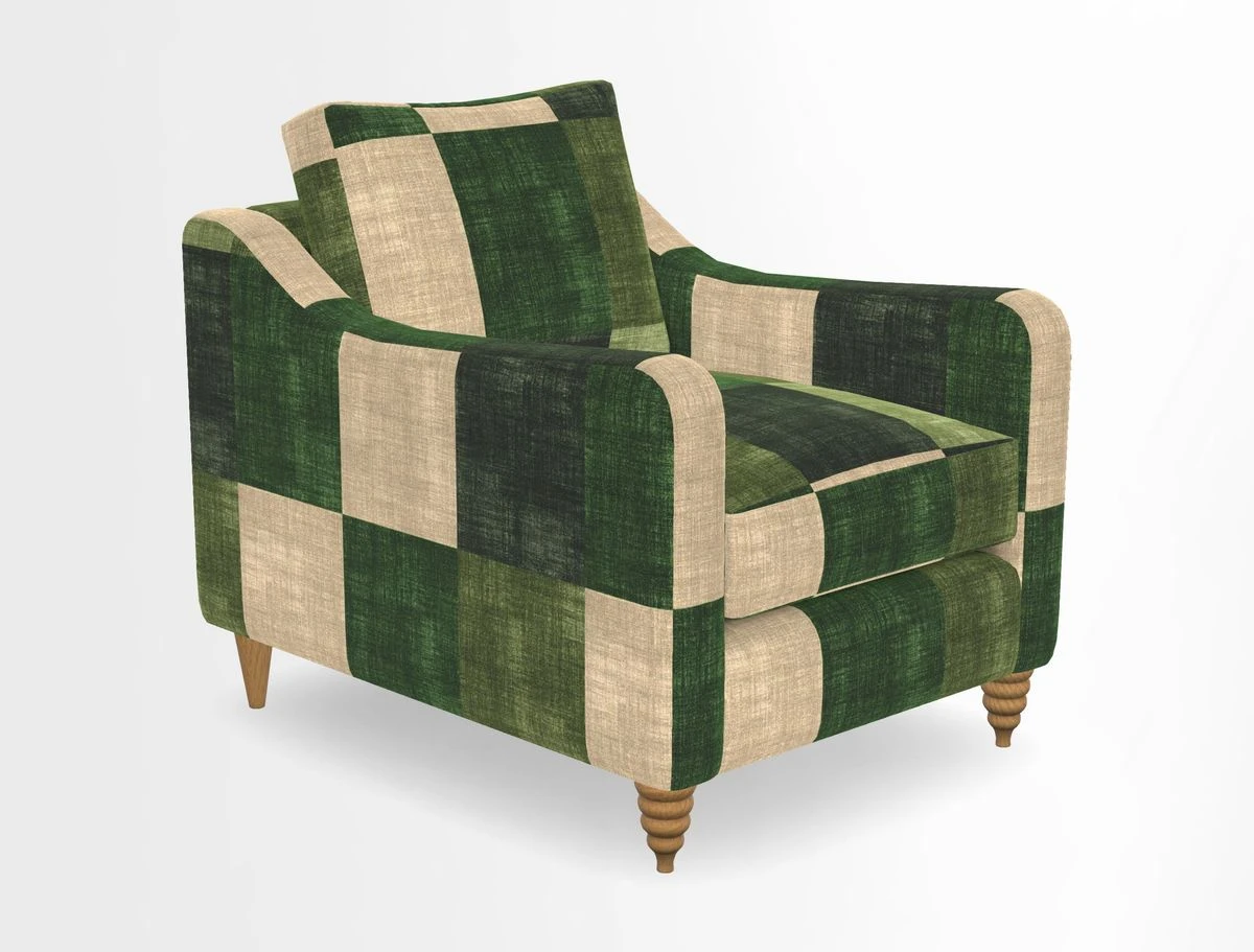 Rye Chair in Two Tone Plain Biscuit