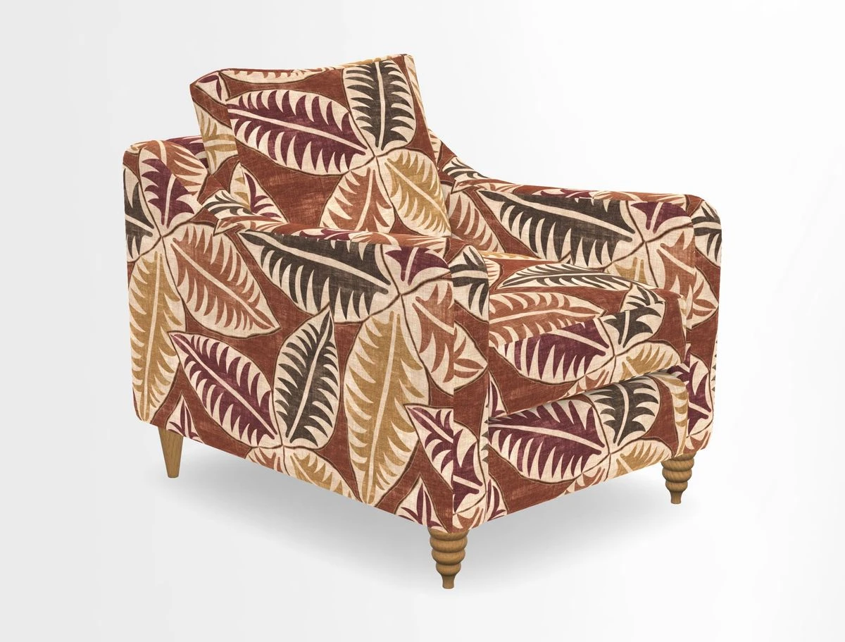 Rye Chair in Two Tone Plain Biscuit