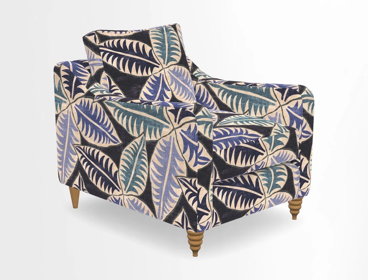 Rye Chair in Two Tone Plain Biscuit