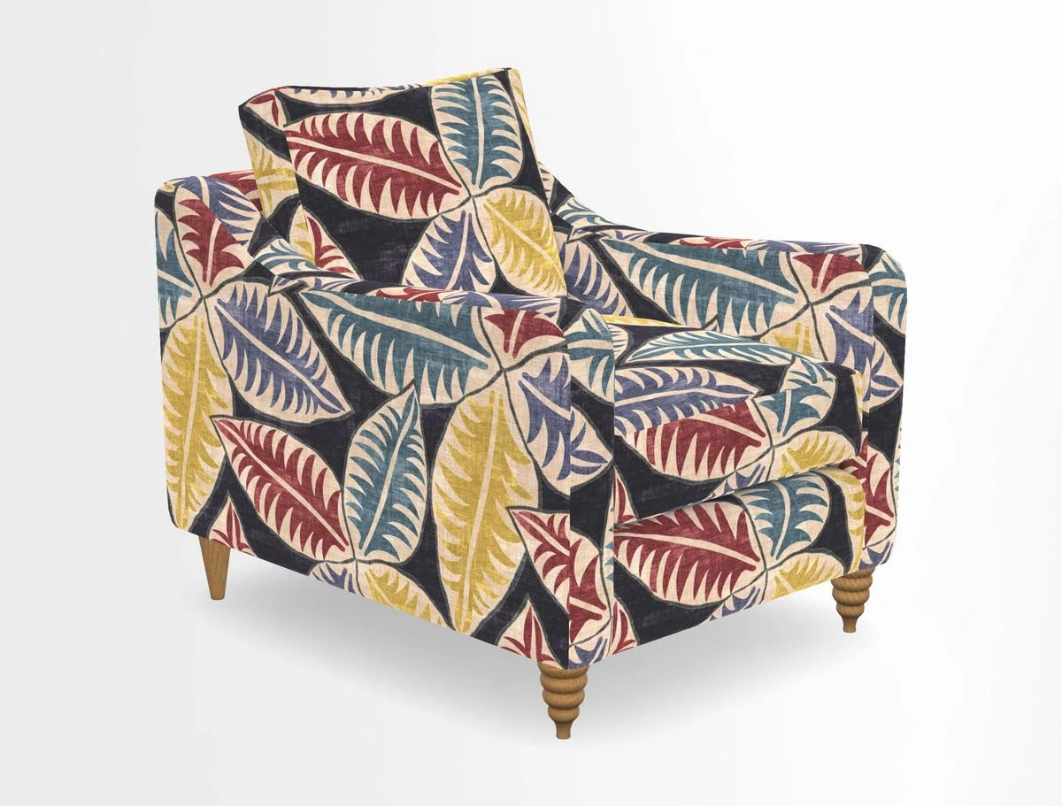 Rye Chair in Two Tone Plain Biscuit