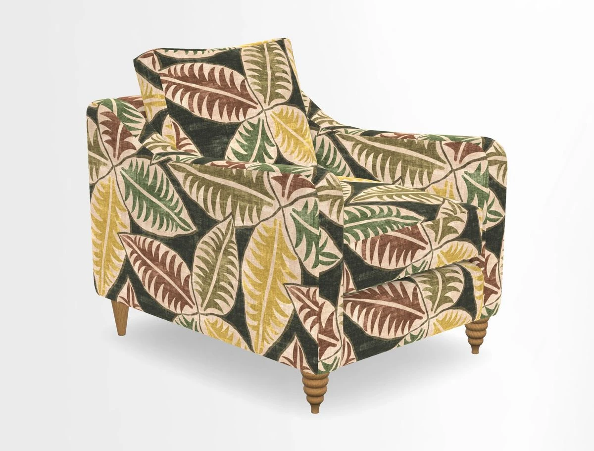 Rye Chair in Two Tone Plain Biscuit