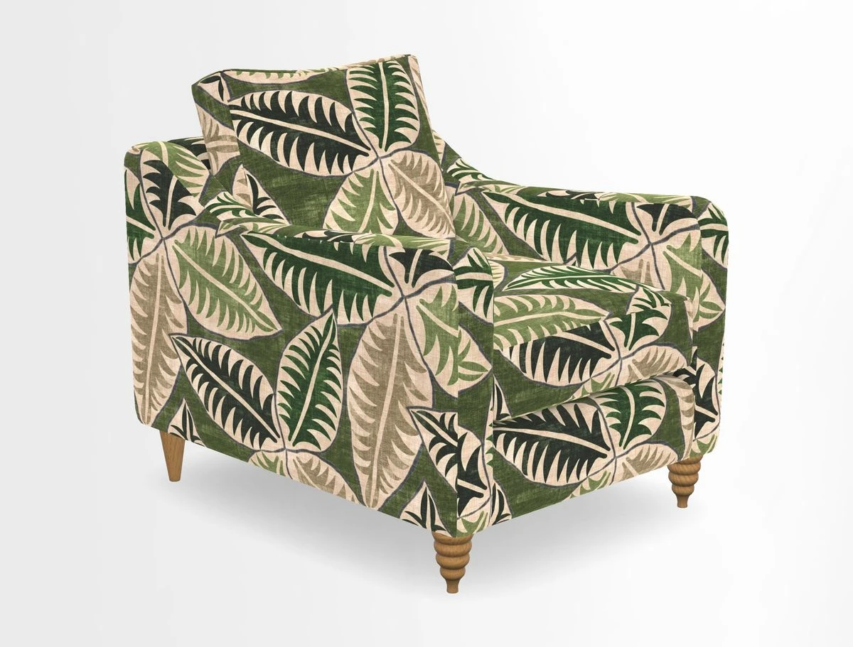 Rye Chair in Two Tone Plain Biscuit