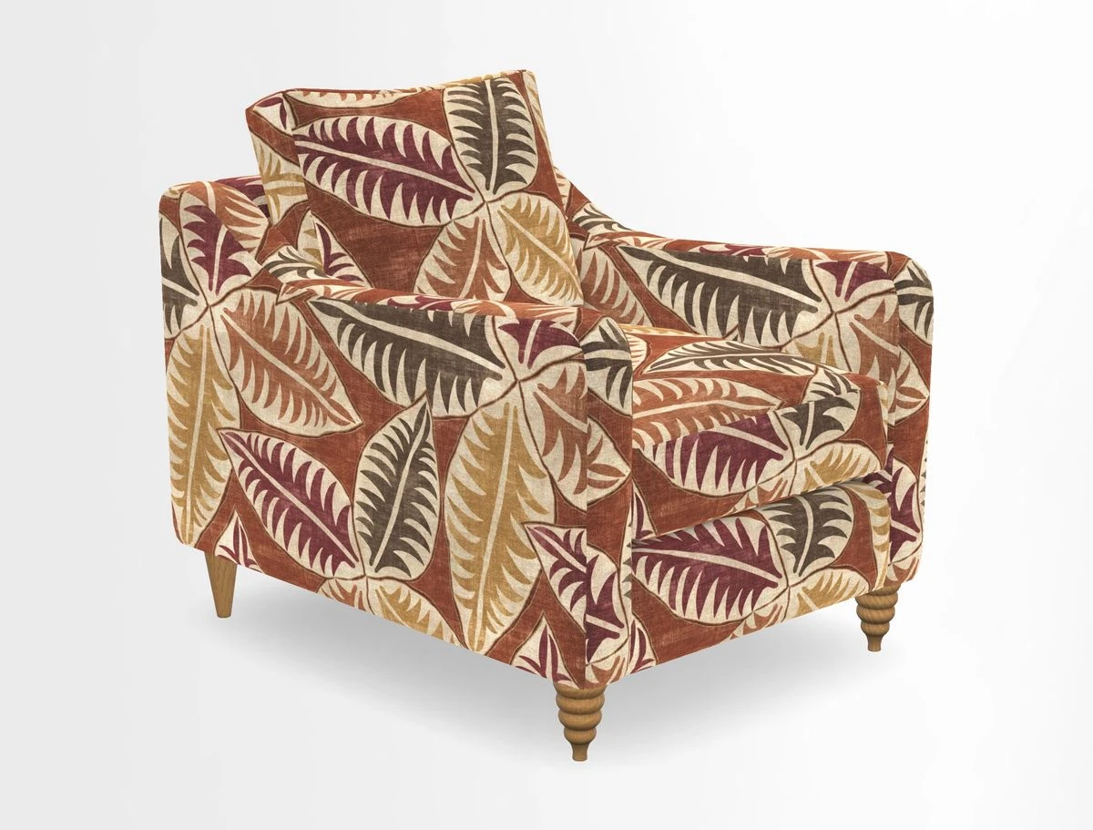 Rye Chair in Two Tone Plain Biscuit