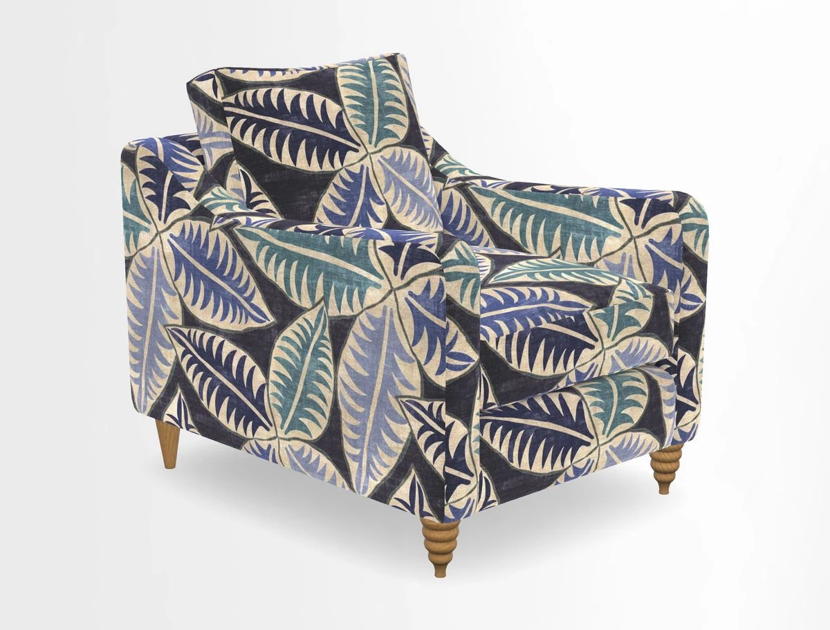Rye Chair in Two Tone Plain Biscuit