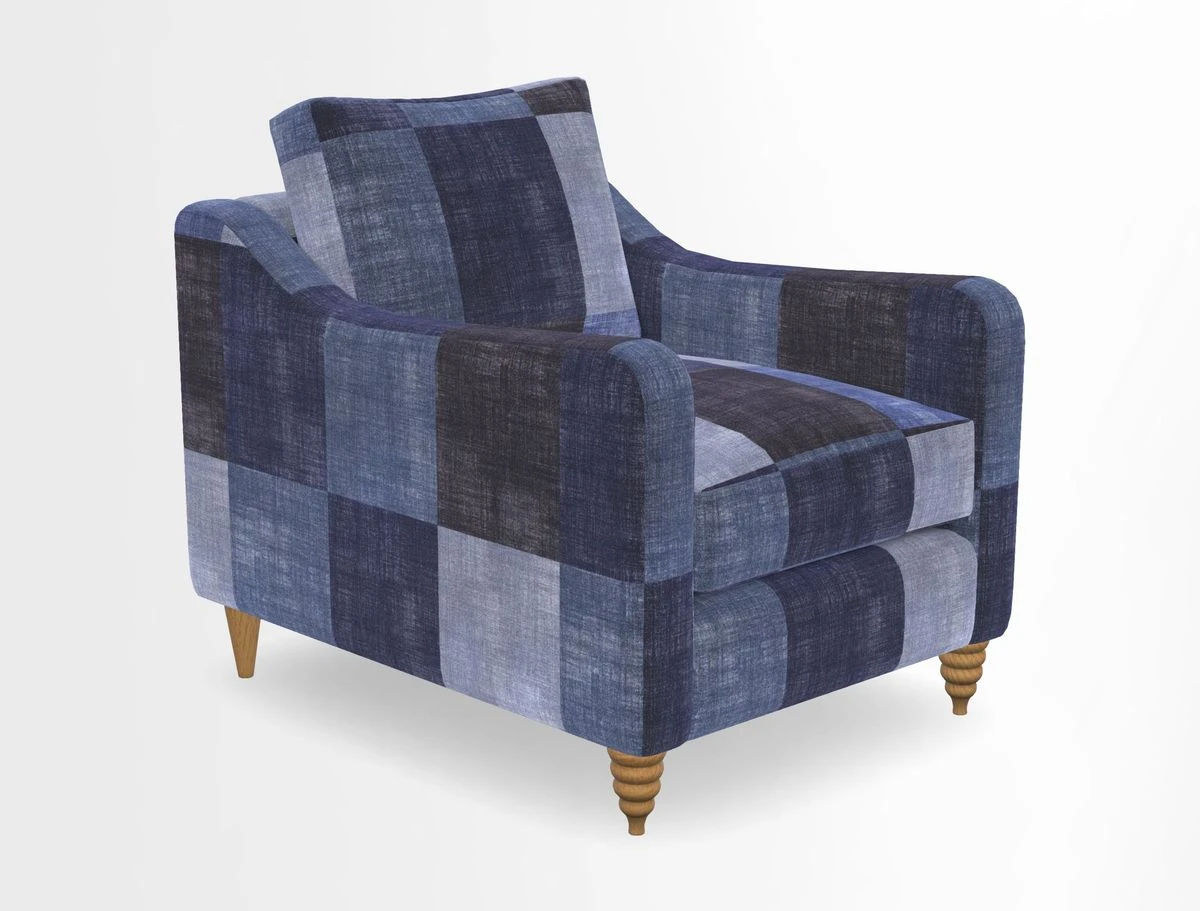 Rye Chair in Two Tone Plain Biscuit