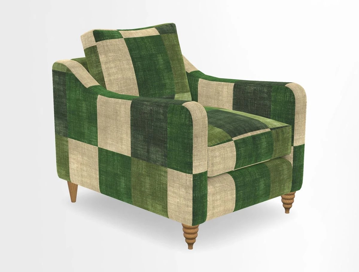 Rye Chair in Two Tone Plain Biscuit