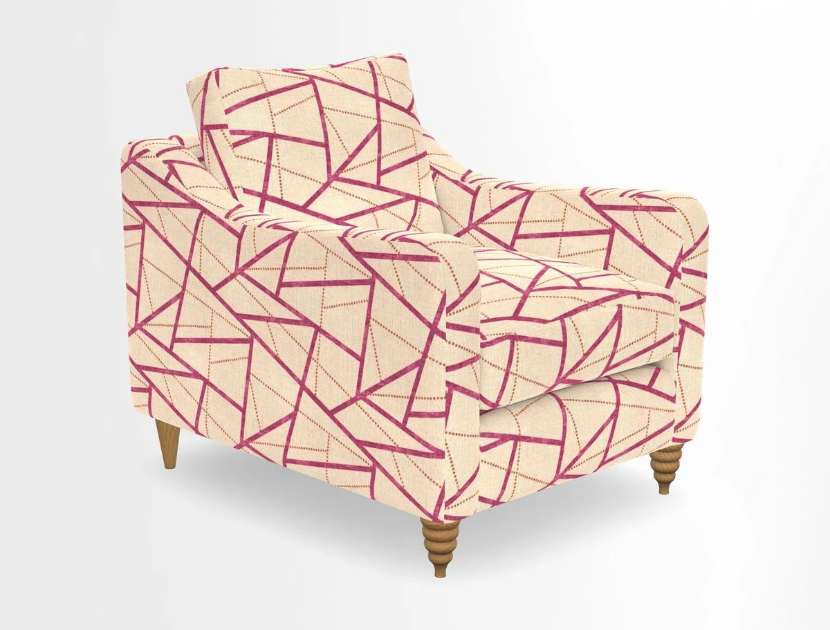 Rye Chair in Two Tone Plain Biscuit