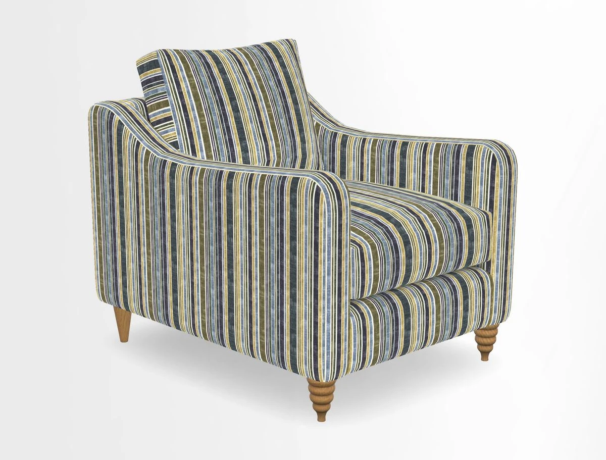 Rye Chair in Two Tone Plain Biscuit