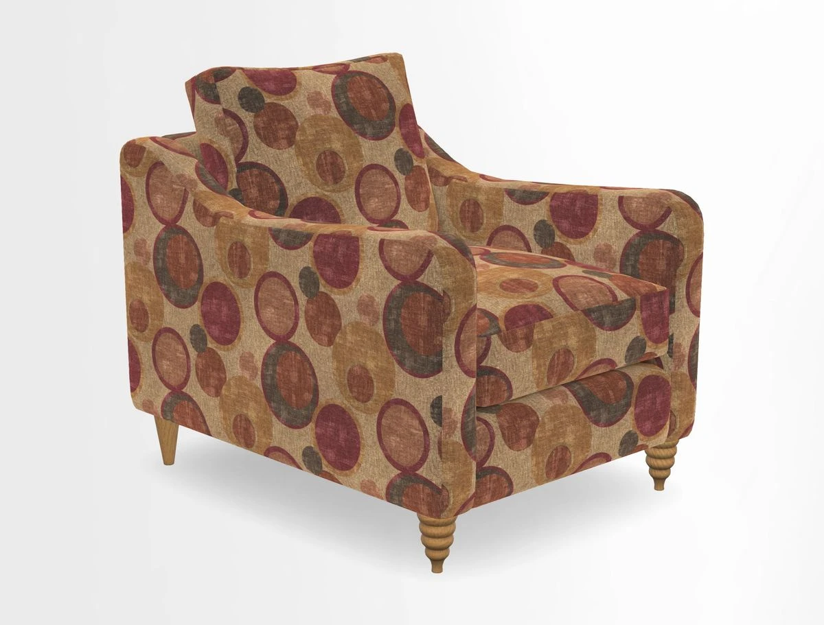 Rye Chair in Two Tone Plain Biscuit