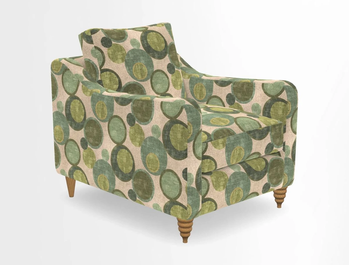 Rye Chair in Two Tone Plain Biscuit