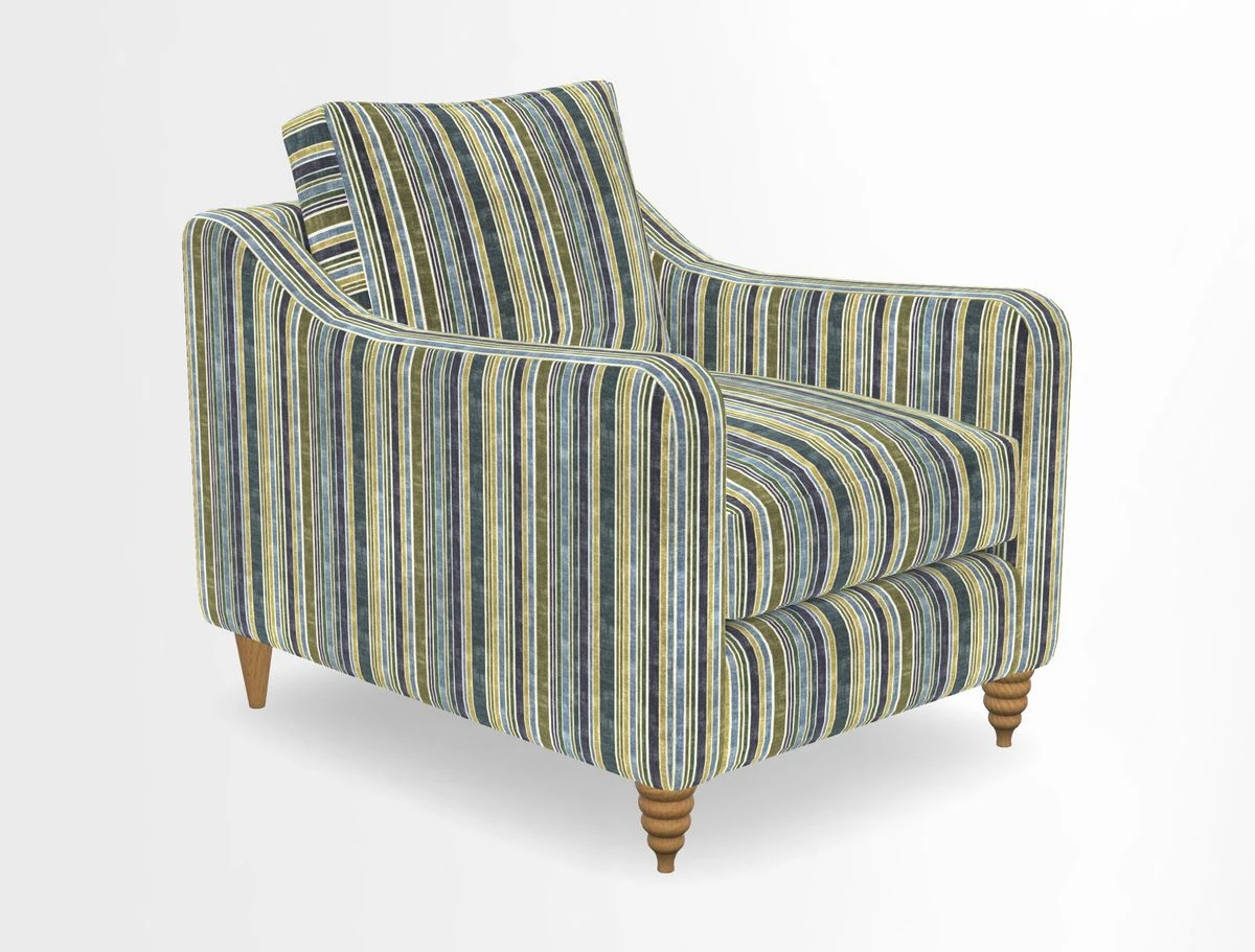 Rye Chair in Two Tone Plain Biscuit