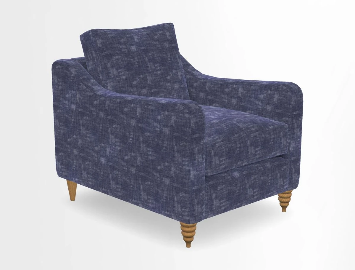 Rye Chair in Two Tone Plain Biscuit