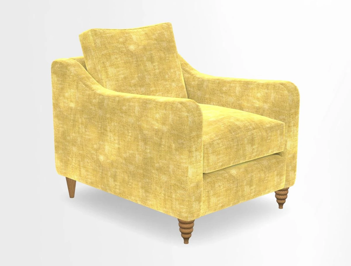 Rye Chair in Two Tone Plain Biscuit
