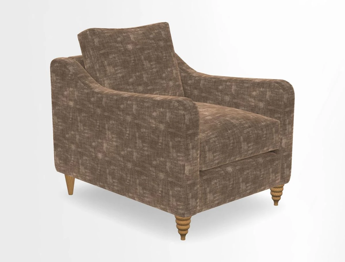 Rye Chair in Two Tone Plain Biscuit