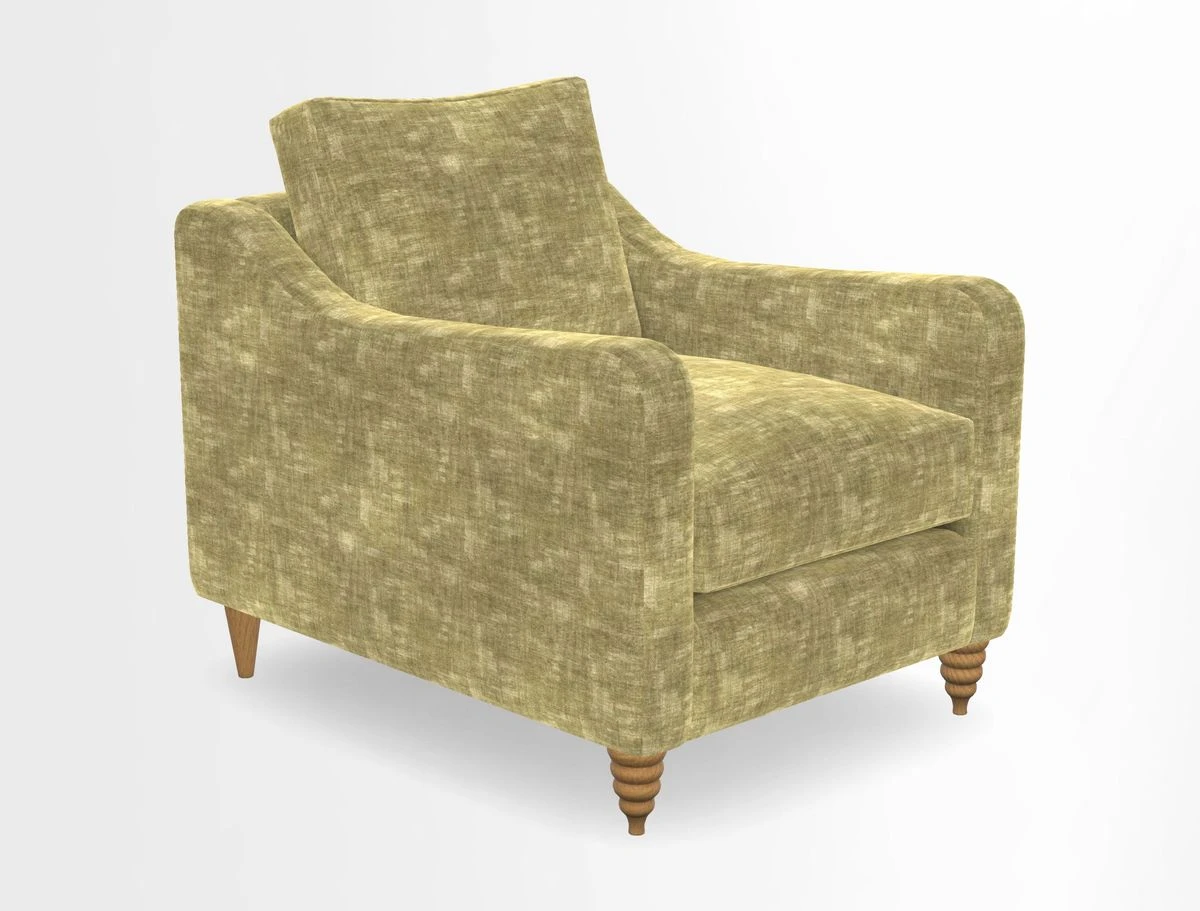 Rye Chair in Two Tone Plain Biscuit