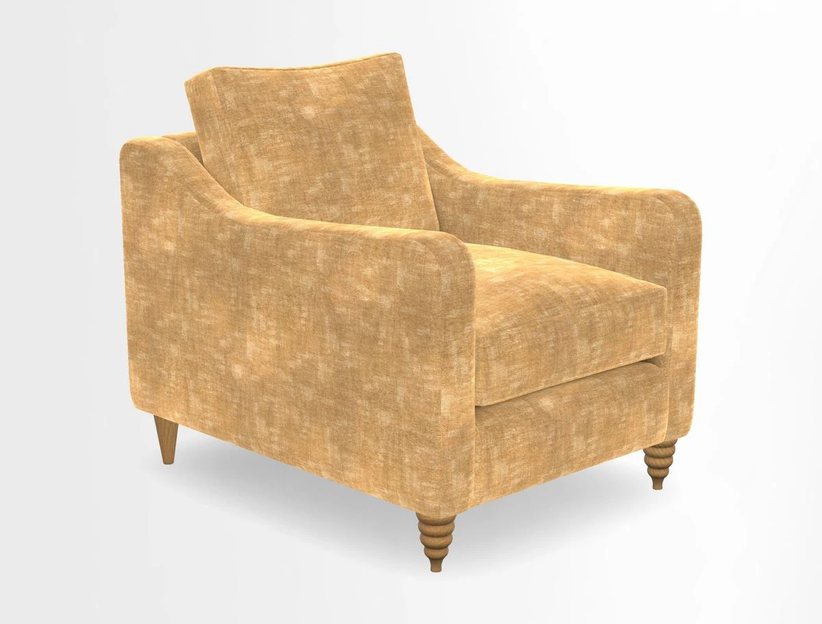 Rye Chair in Two Tone Plain Biscuit