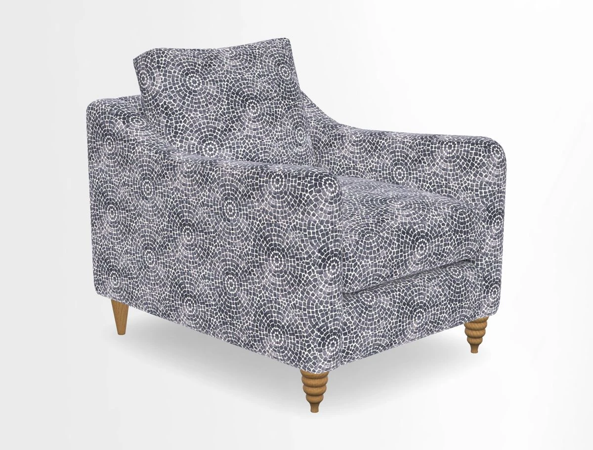 Rye Chair in Two Tone Plain Biscuit