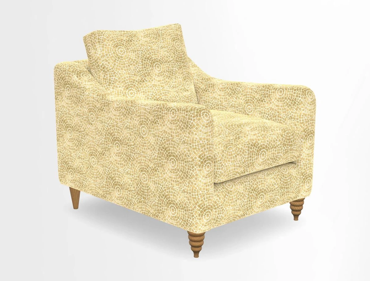 Rye Chair in Two Tone Plain Biscuit