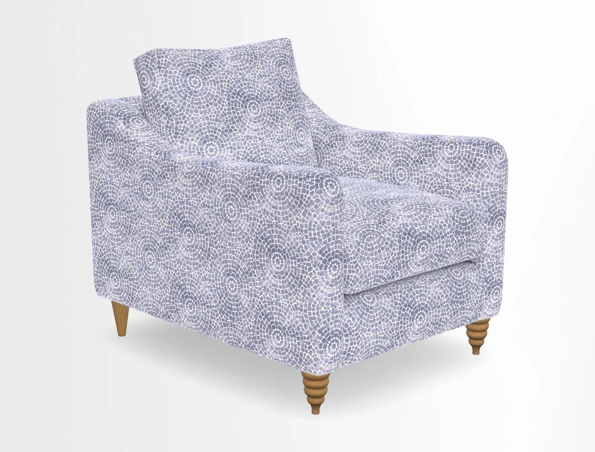Rye Chair in Two Tone Plain Biscuit