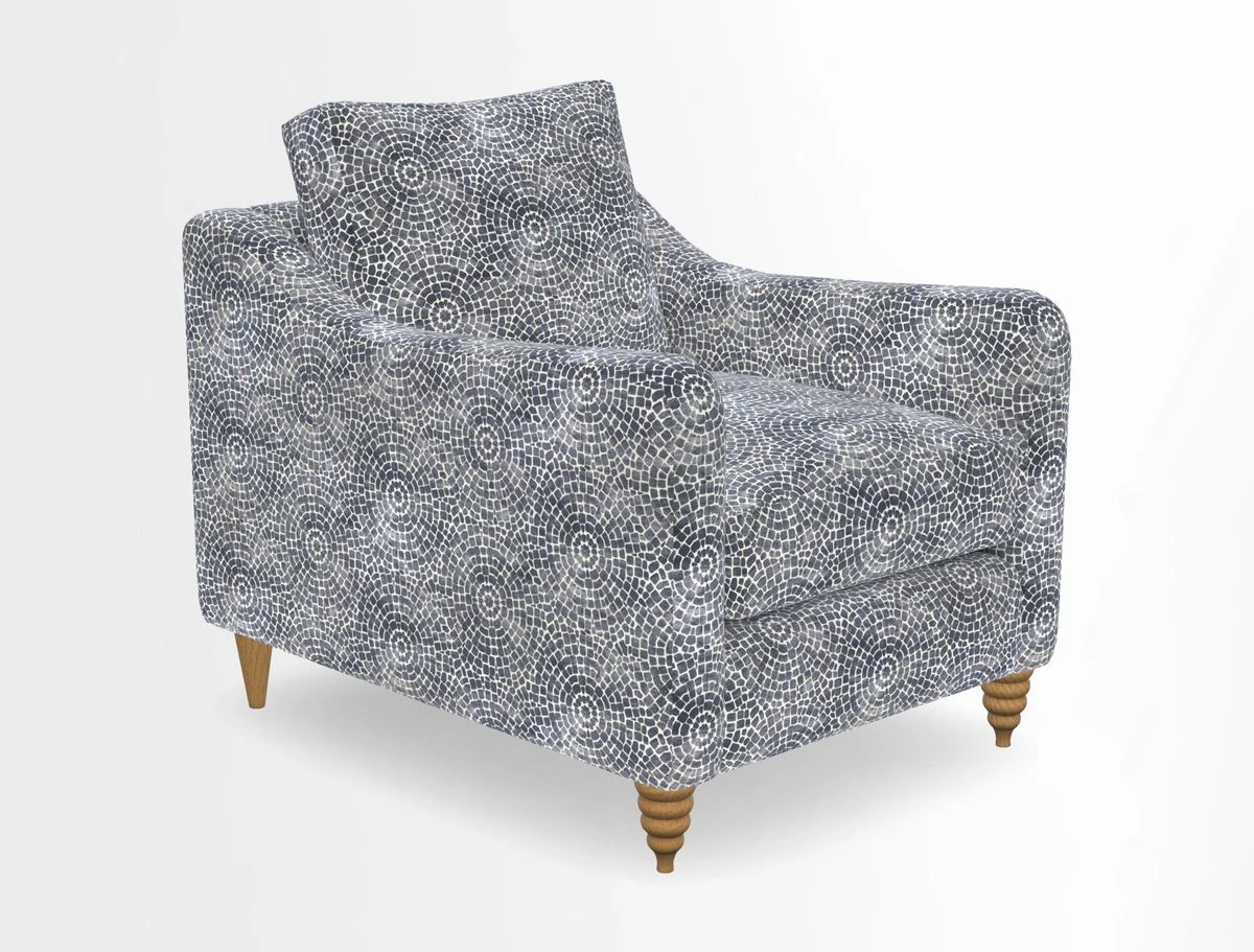 Rye Chair in Two Tone Plain Biscuit