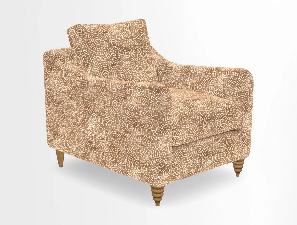 Rye Chair in Two Tone Plain Biscuit