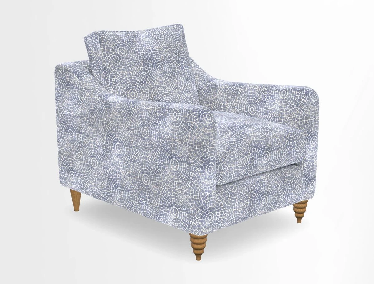 Rye Chair in Two Tone Plain Biscuit