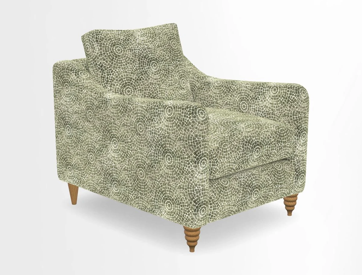 Rye Chair in Two Tone Plain Biscuit