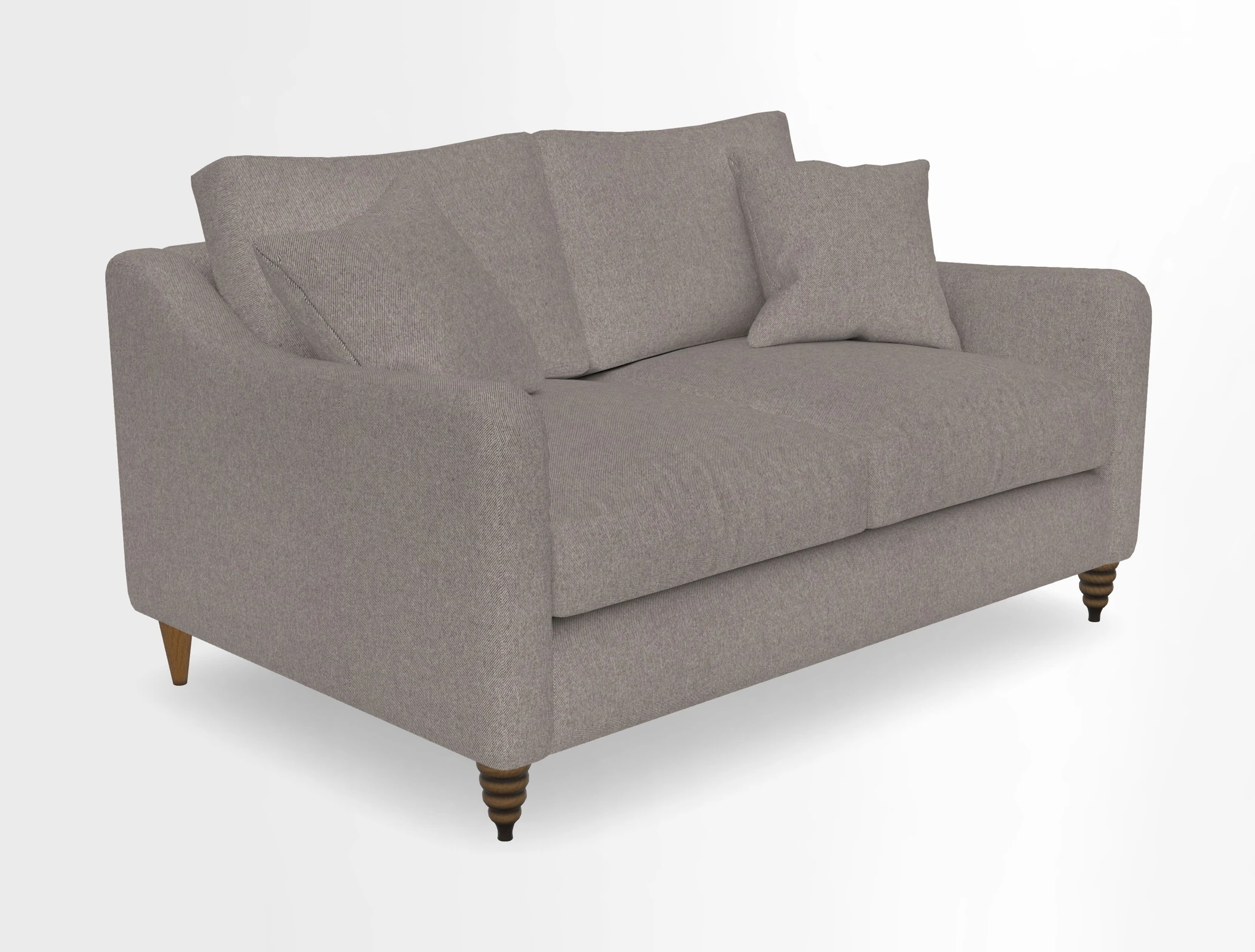 Rye 2 Seater Sofa in Herringbone Shadow