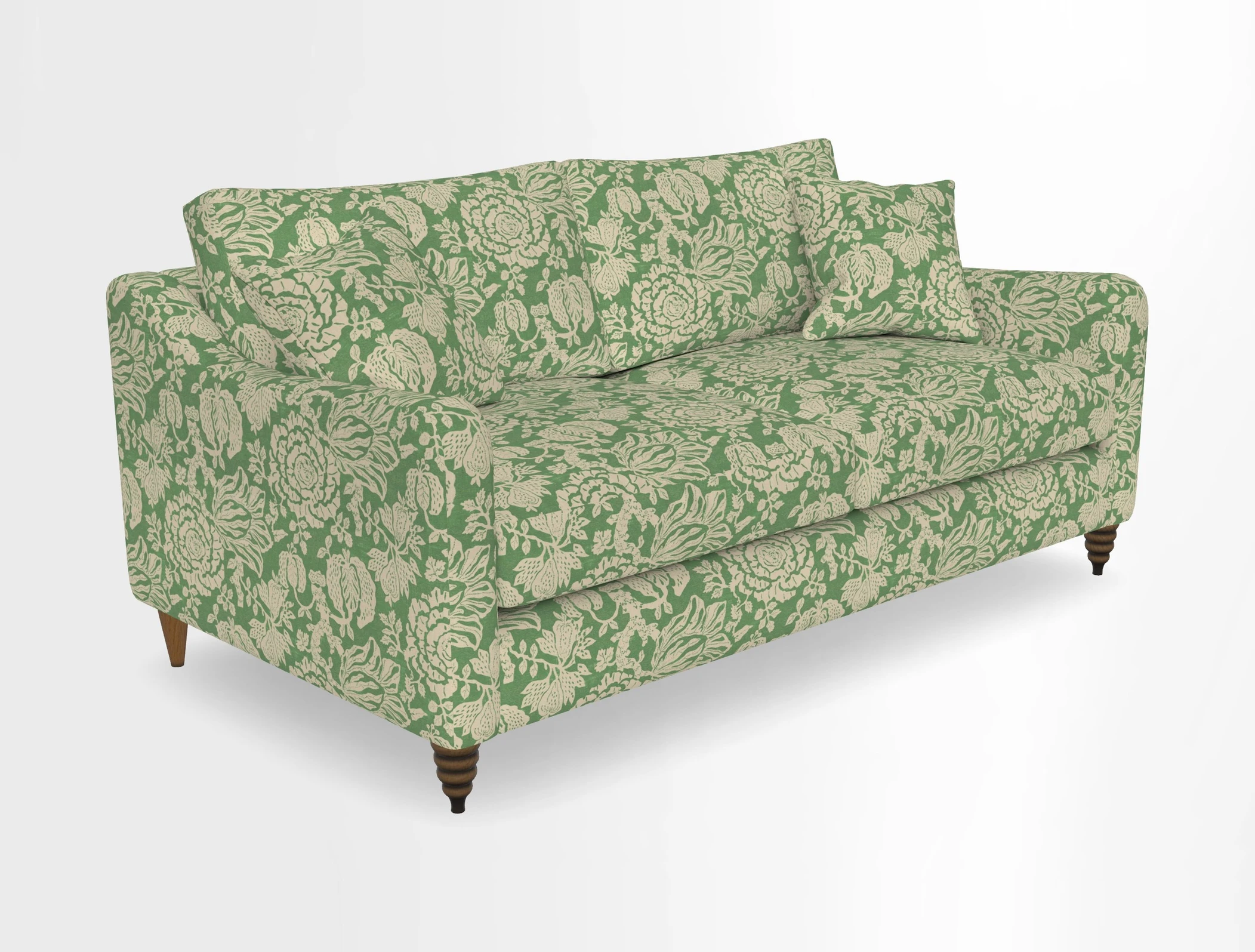 Rye 3 Seater Sofa in Herringbone Shadow
