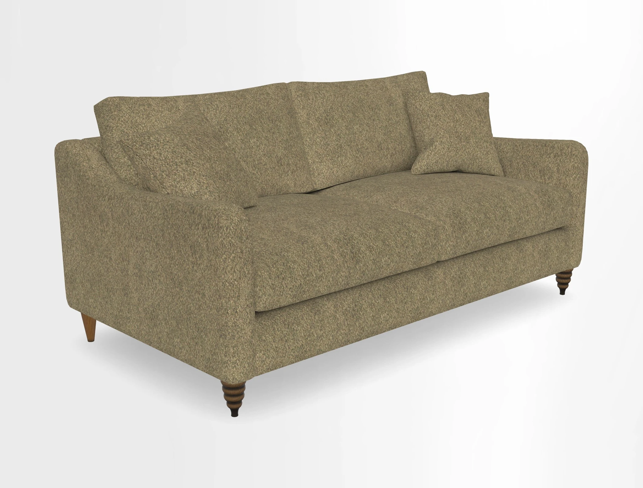 Rye 3 Seater Sofa in Herringbone Shadow