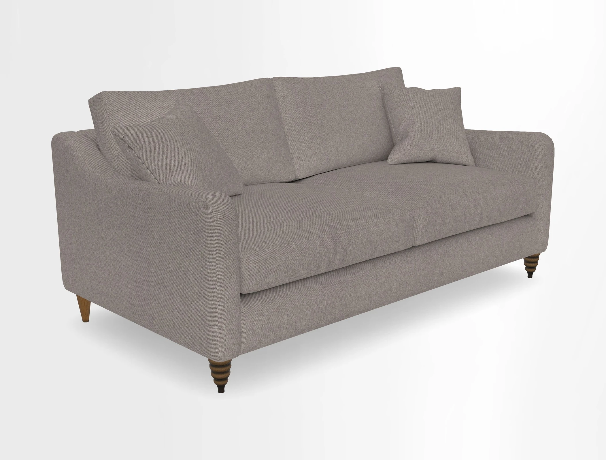Rye 3 Seater Sofa in Herringbone Shadow