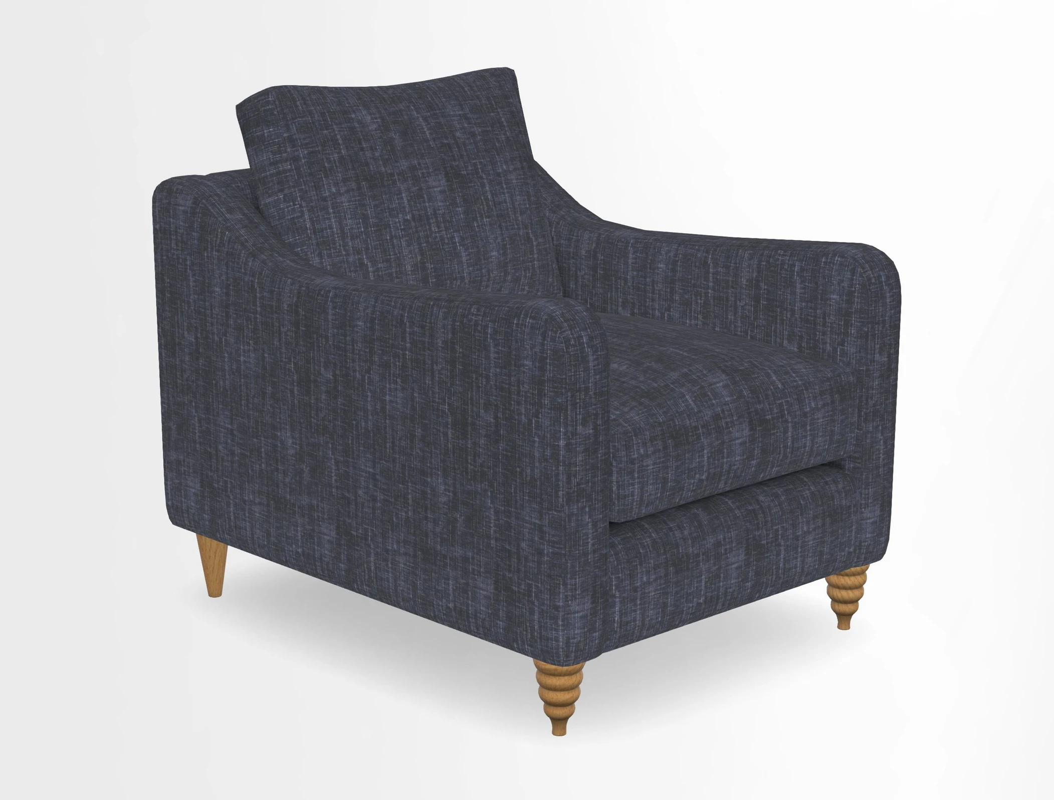 Rye Chair in Two Tone Plain Biscuit