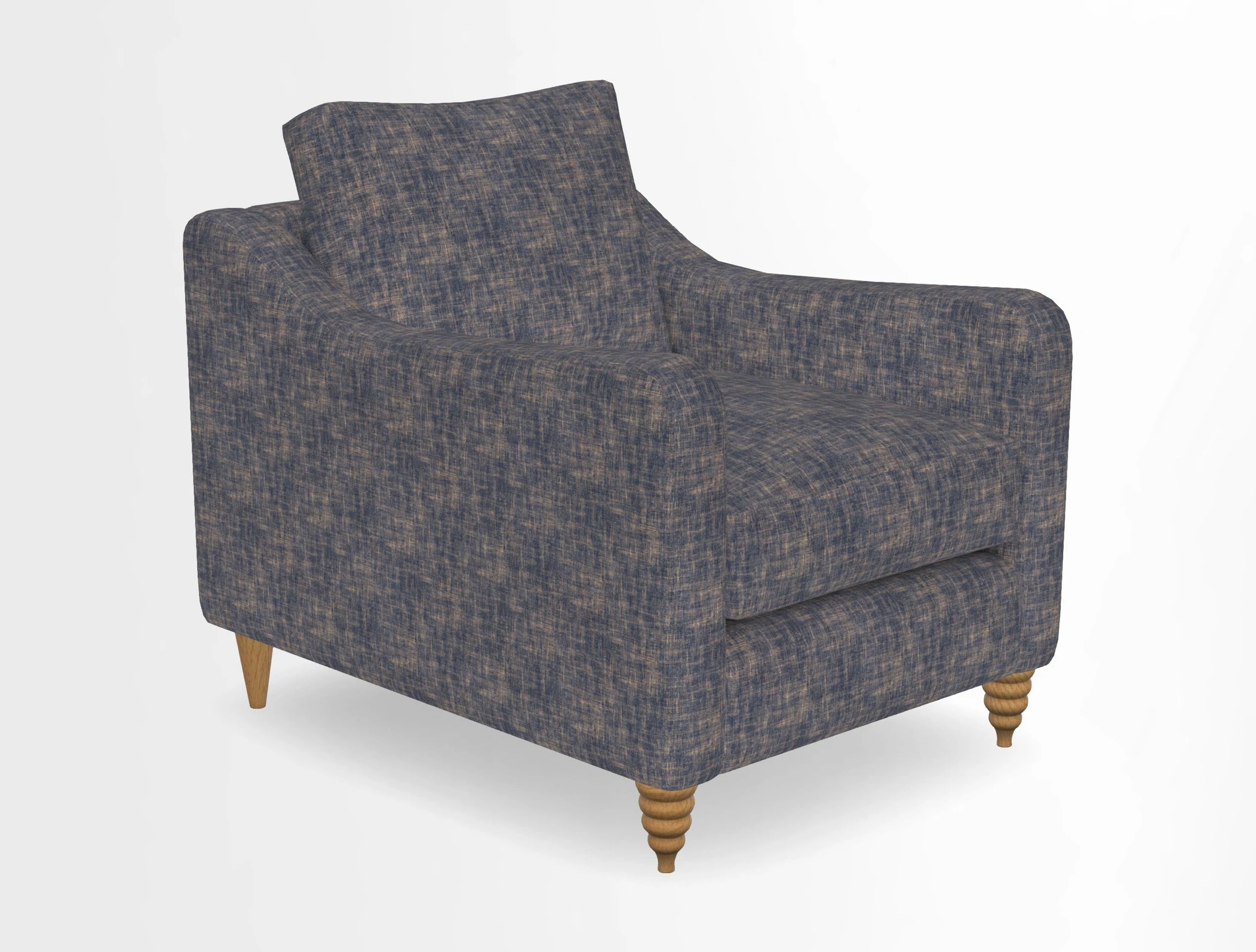 Rye Chair in Two Tone Plain Biscuit