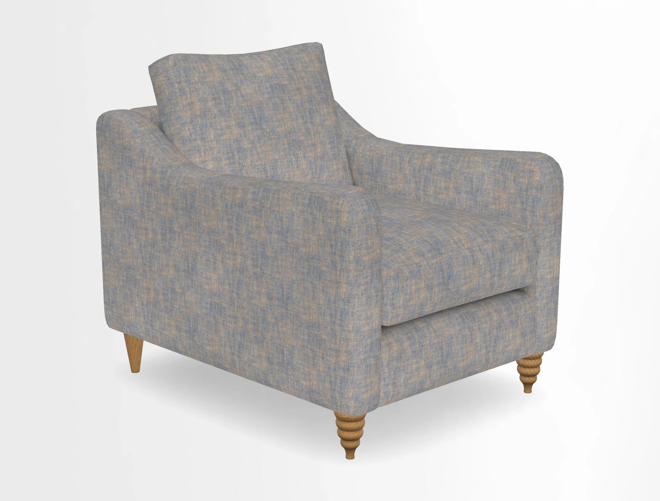 Rye Chair in Two Tone Plain Biscuit