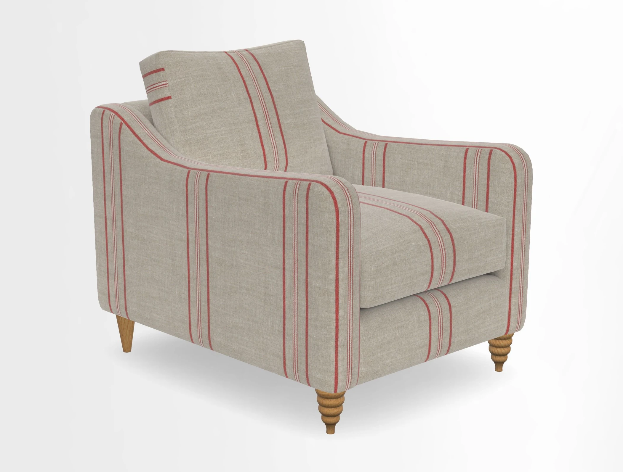 Rye Chair in Two Tone Plain Biscuit
