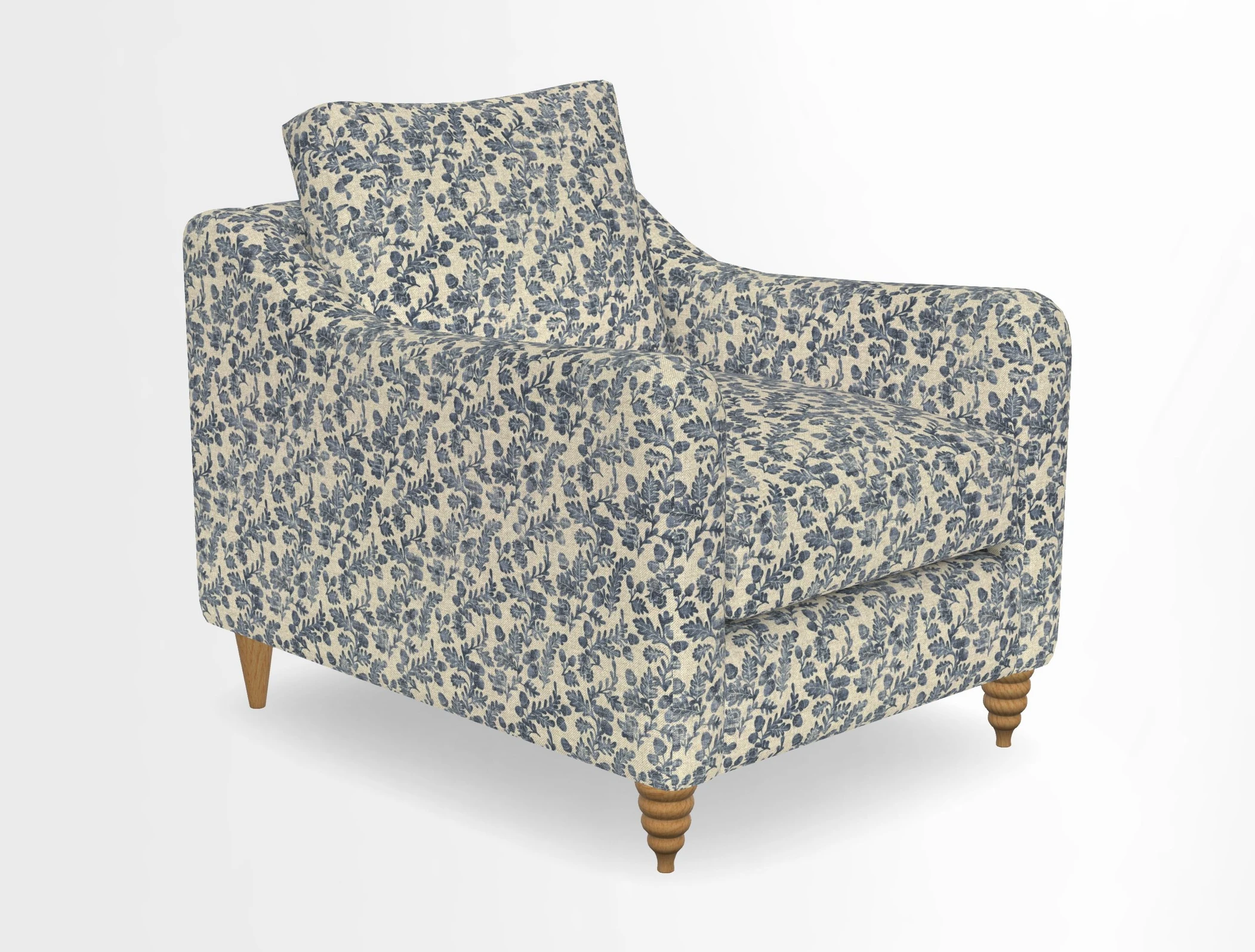 Rye Chair in Two Tone Plain Biscuit