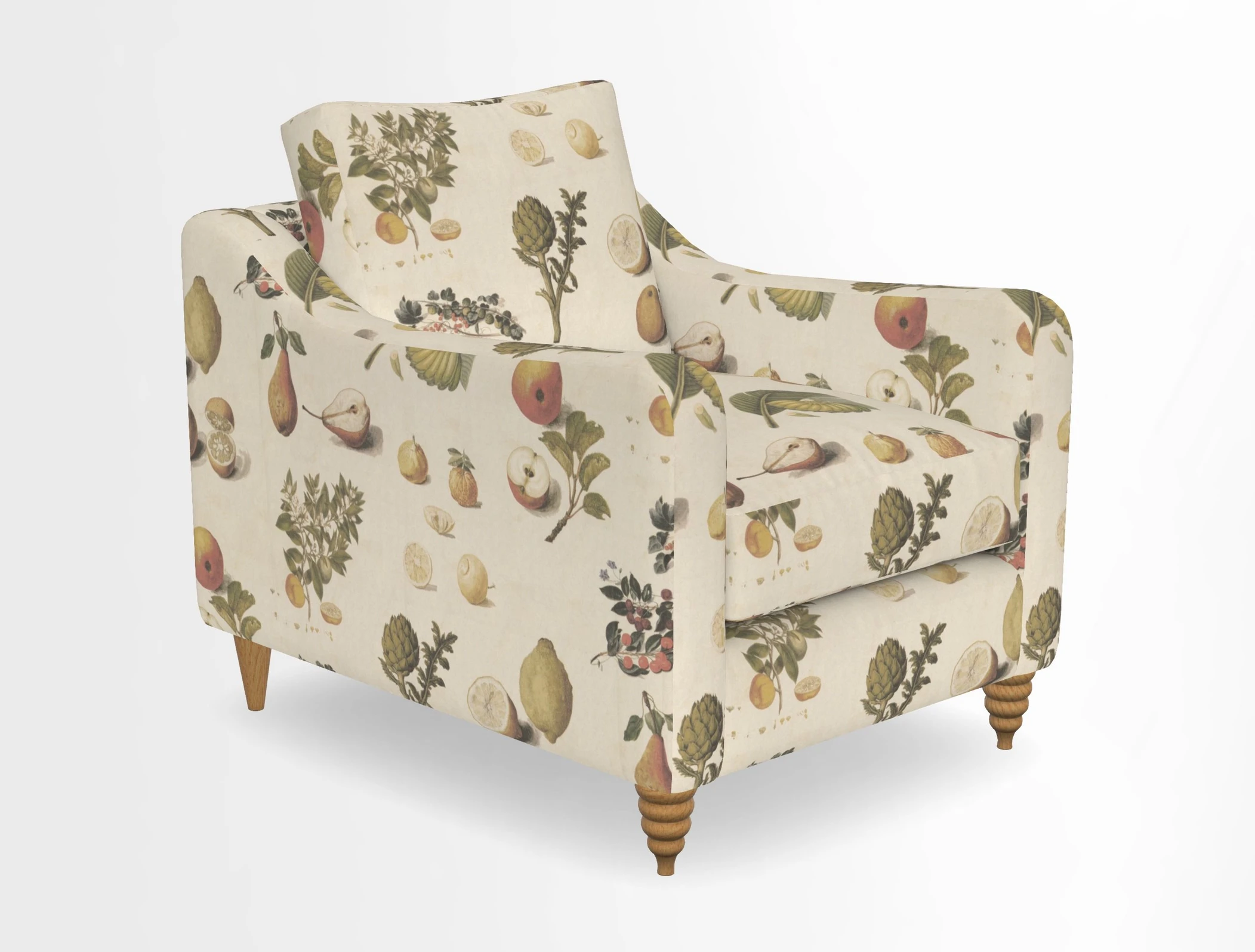 Rye Chair in Two Tone Plain Biscuit