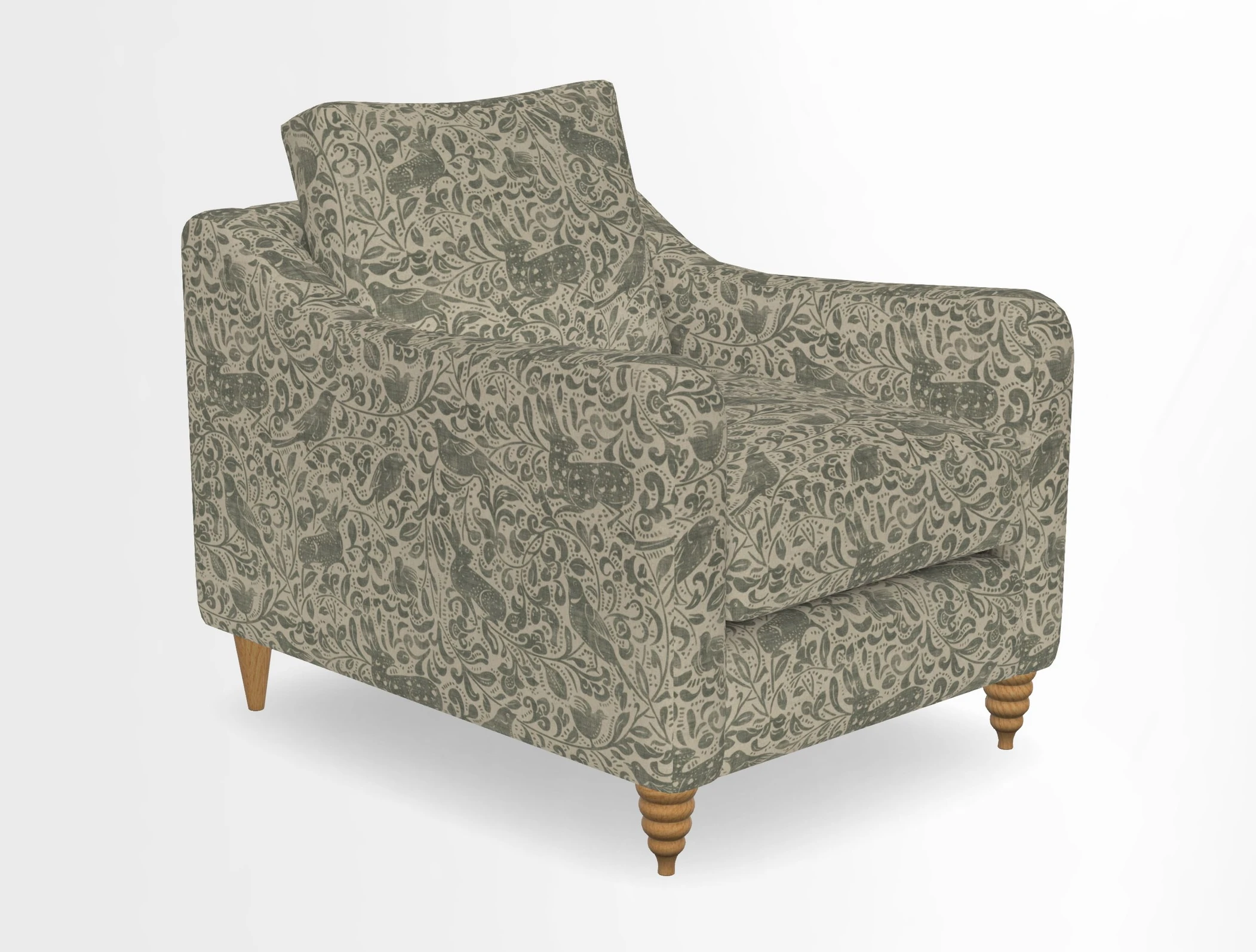 Rye Chair in Two Tone Plain Biscuit