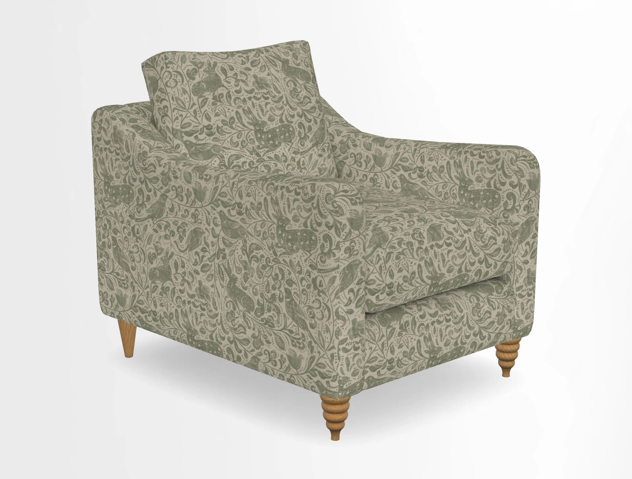 Rye Chair in Two Tone Plain Biscuit