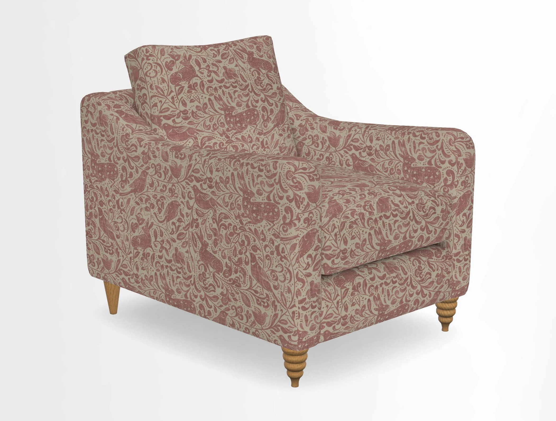 Rye Chair in Two Tone Plain Biscuit