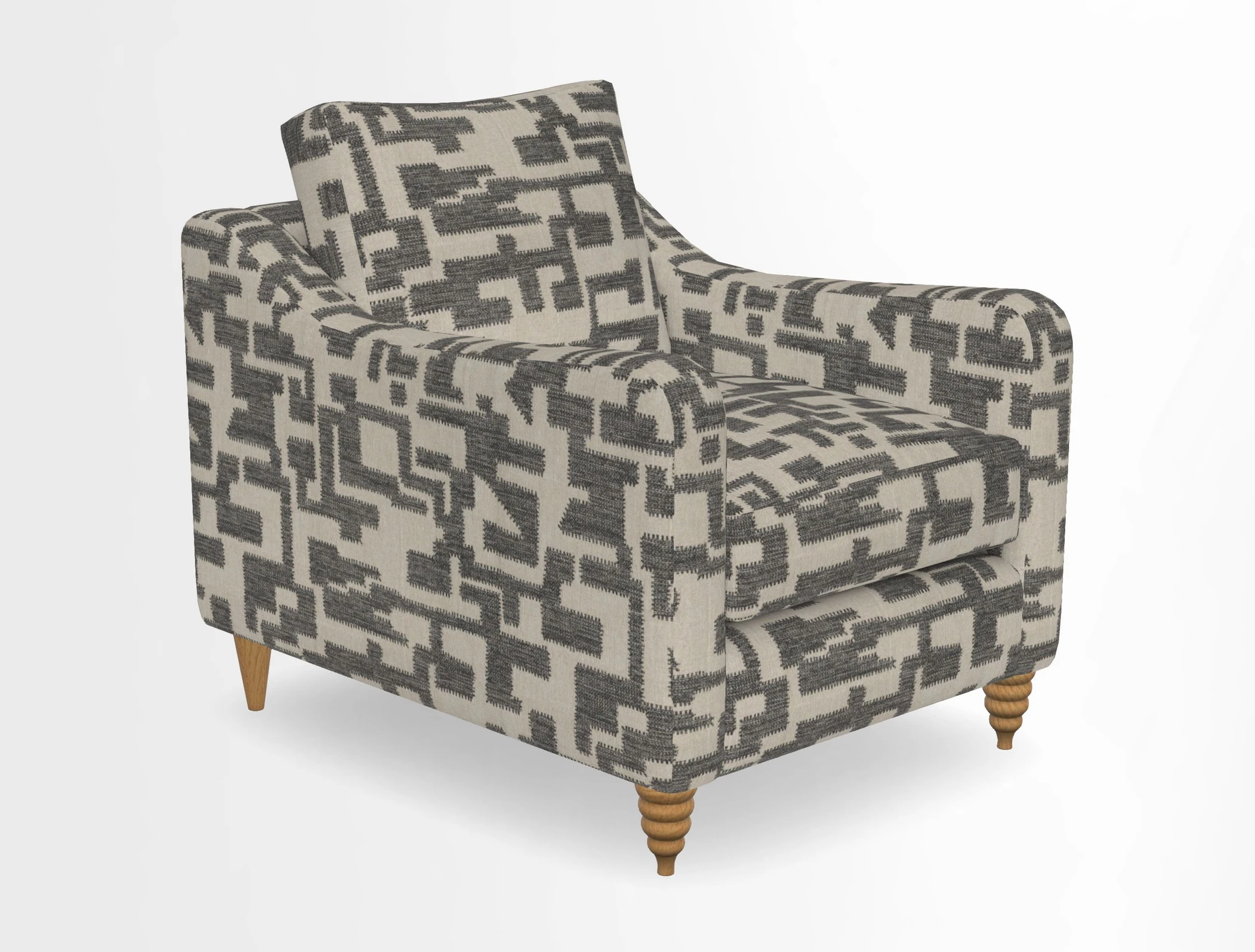 Rye Chair in Two Tone Plain Biscuit