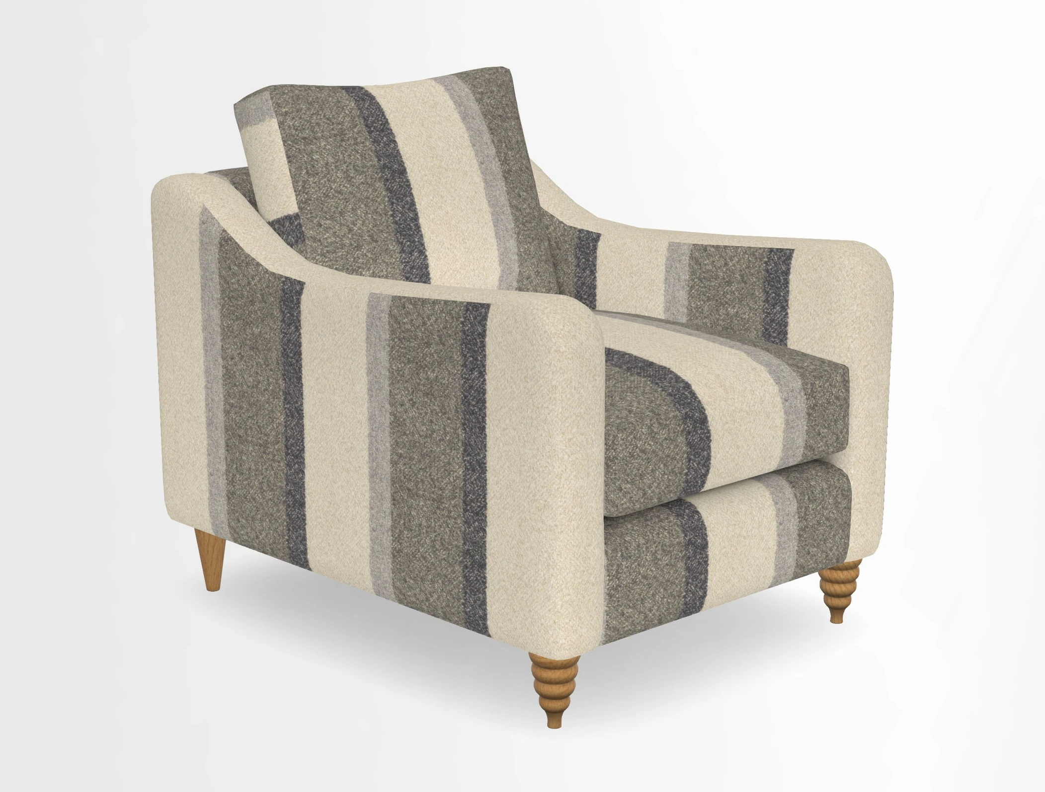 Rye Chair in Two Tone Plain Biscuit