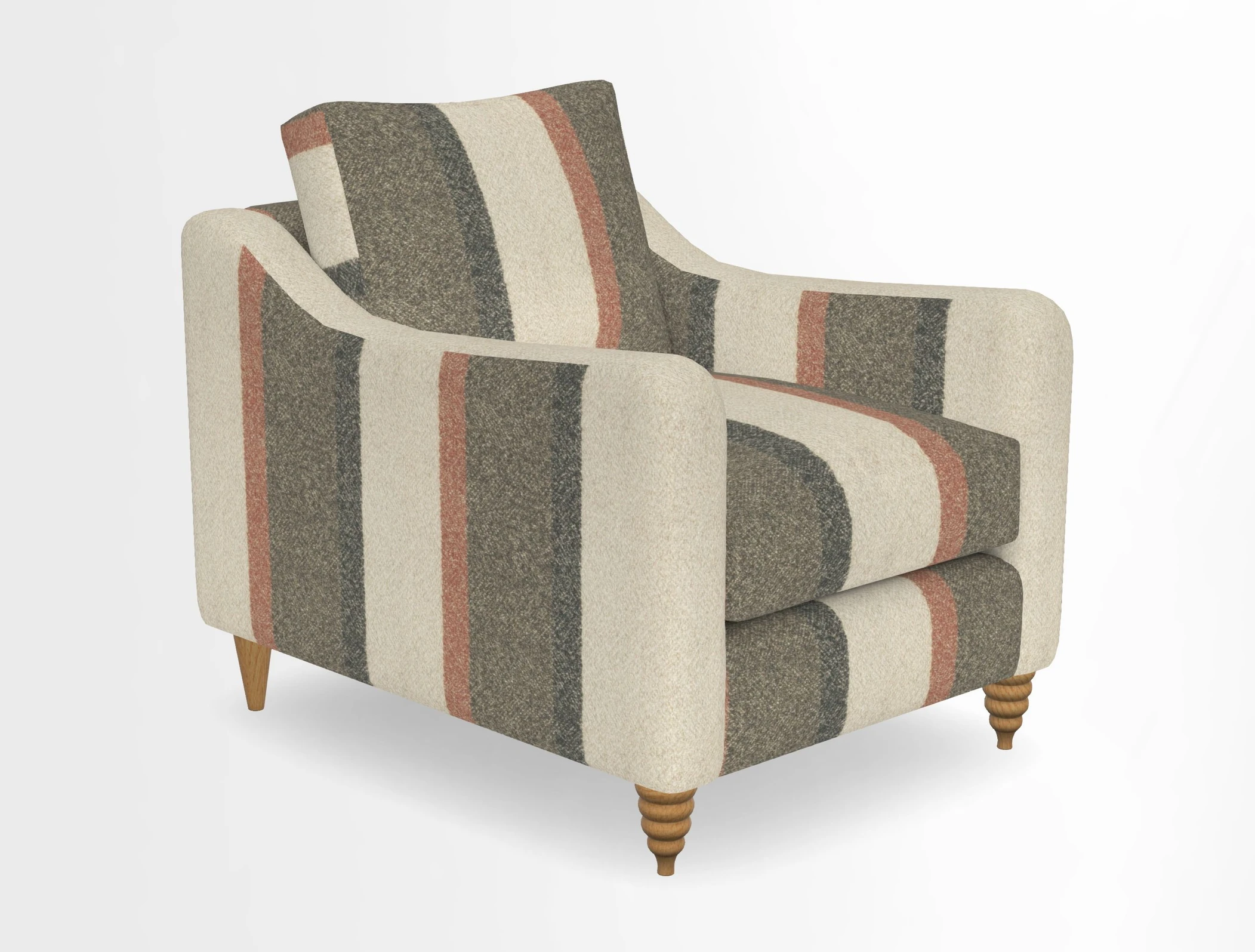 Rye Chair in Two Tone Plain Biscuit