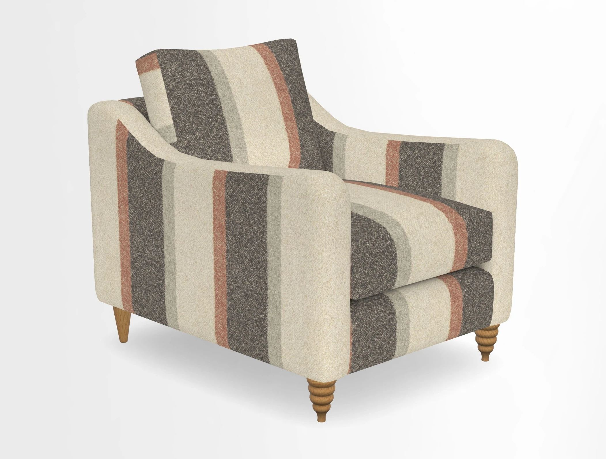 Rye Chair in Two Tone Plain Biscuit