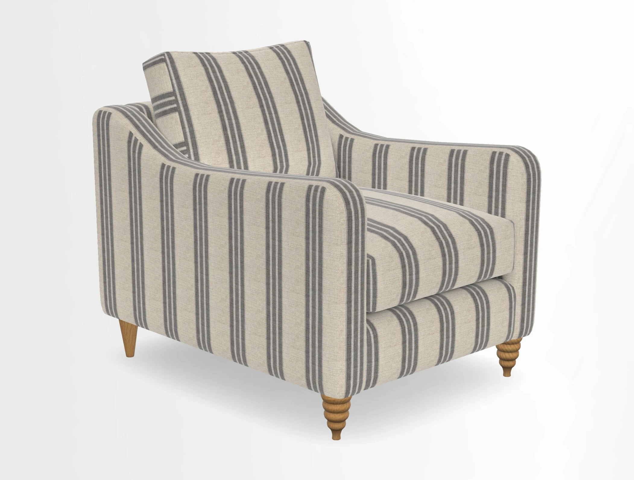 Rye Chair in Two Tone Plain Biscuit