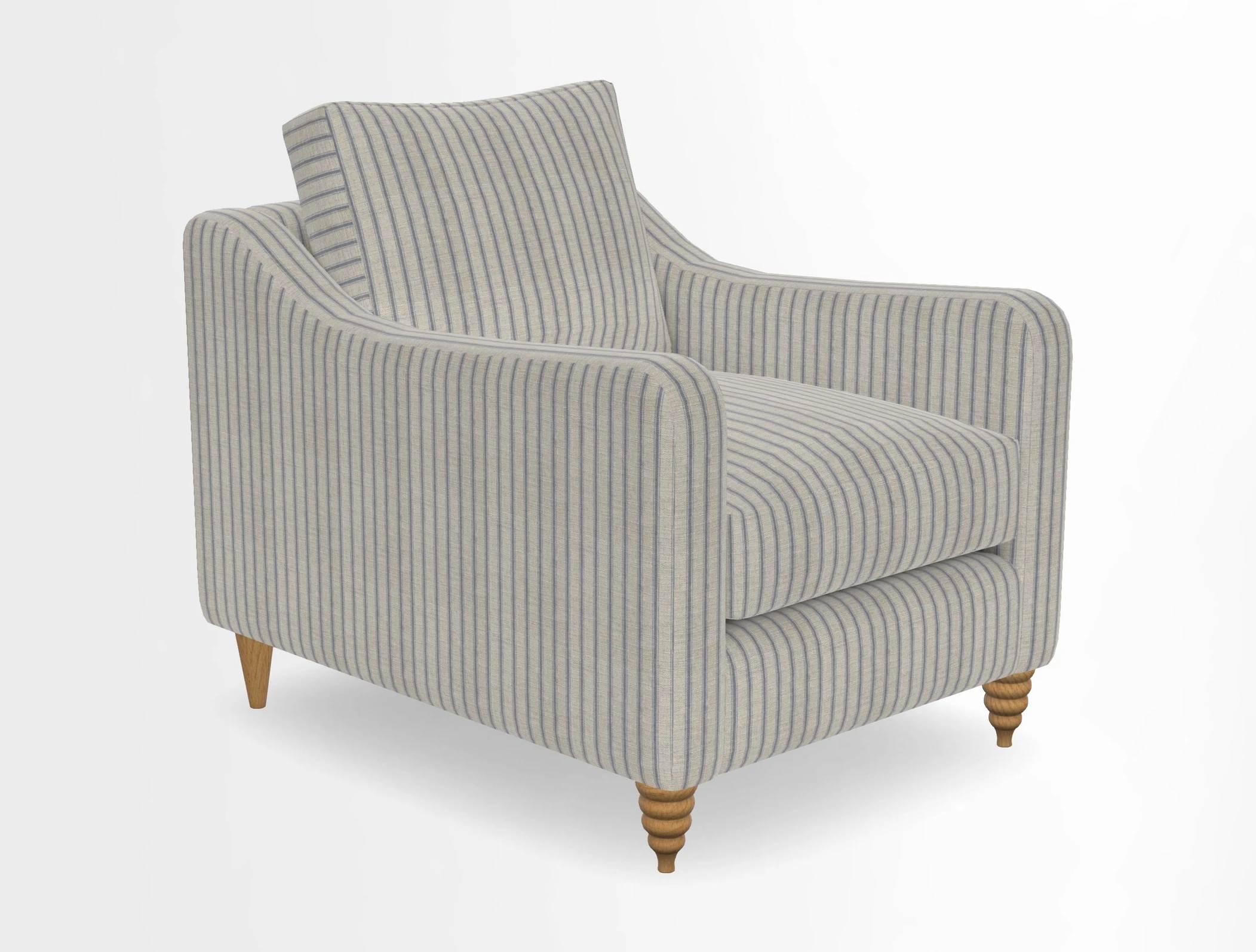 Rye Chair in Two Tone Plain Biscuit