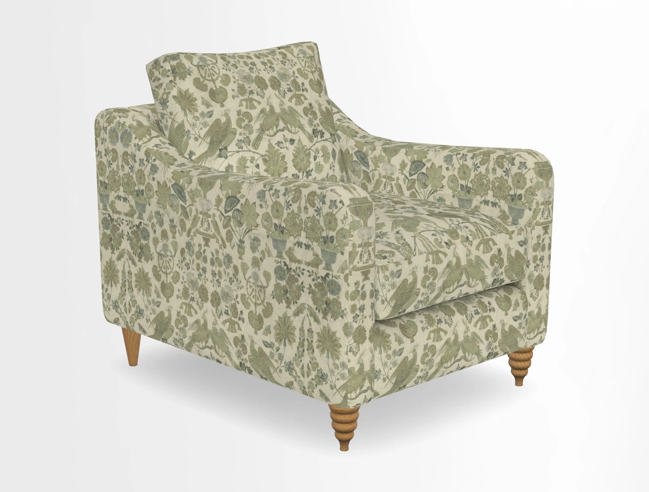 Rye Chair in Two Tone Plain Biscuit